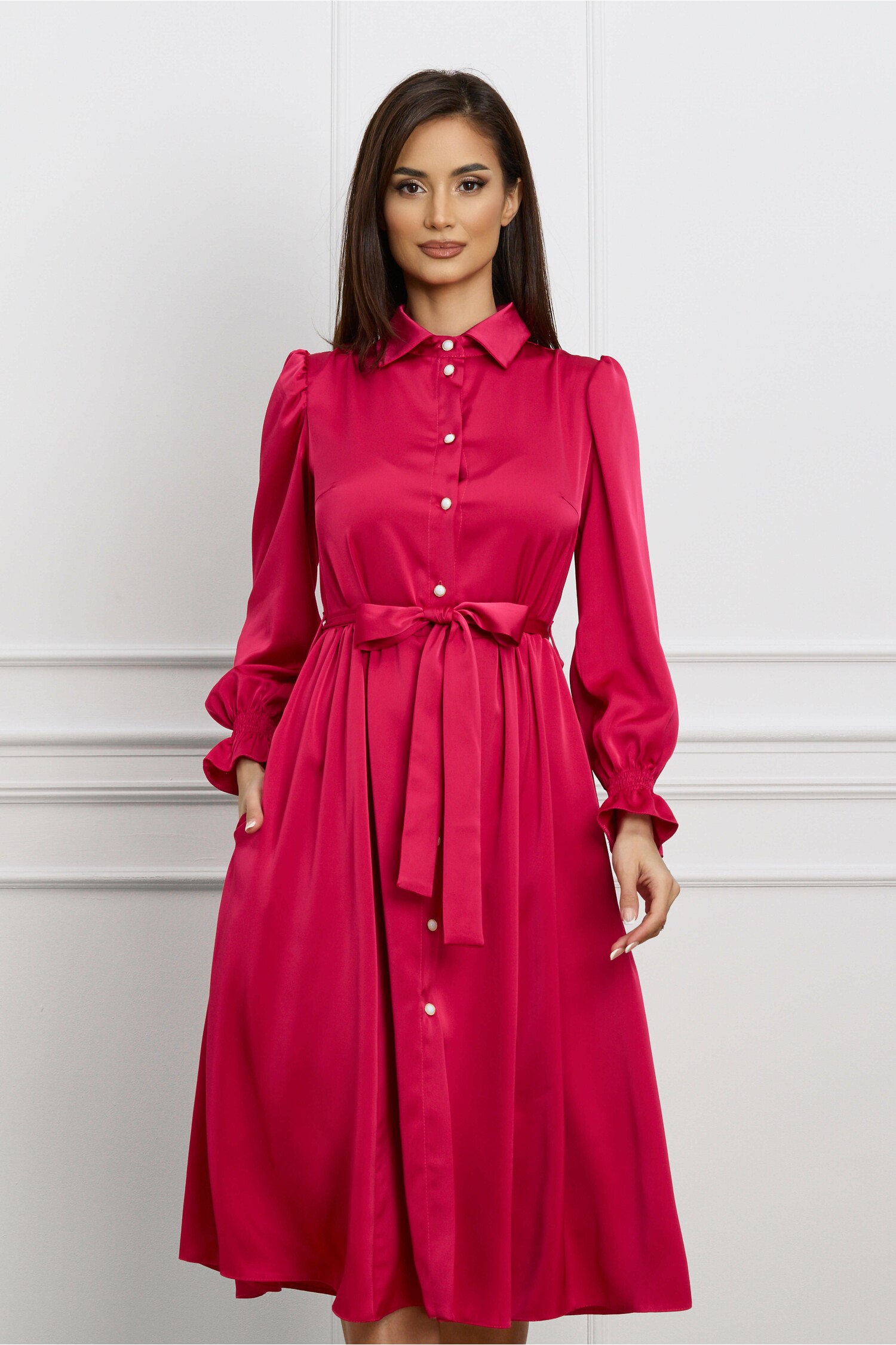 rochie-dy-fashion-fucsia-din-satin-cu-nasturi-si-cordon-in-talie-1274311-1031431-4