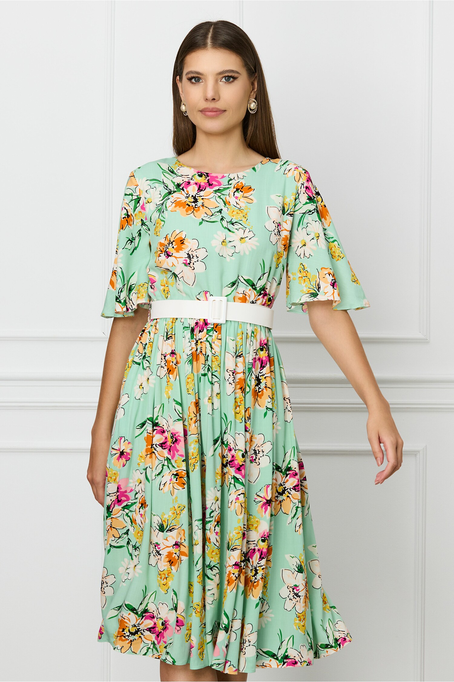 rochie-dy-fashion-vernil-cu-imprimeu-floral-orange-si-curea-in-talie-1302443-1054010-4