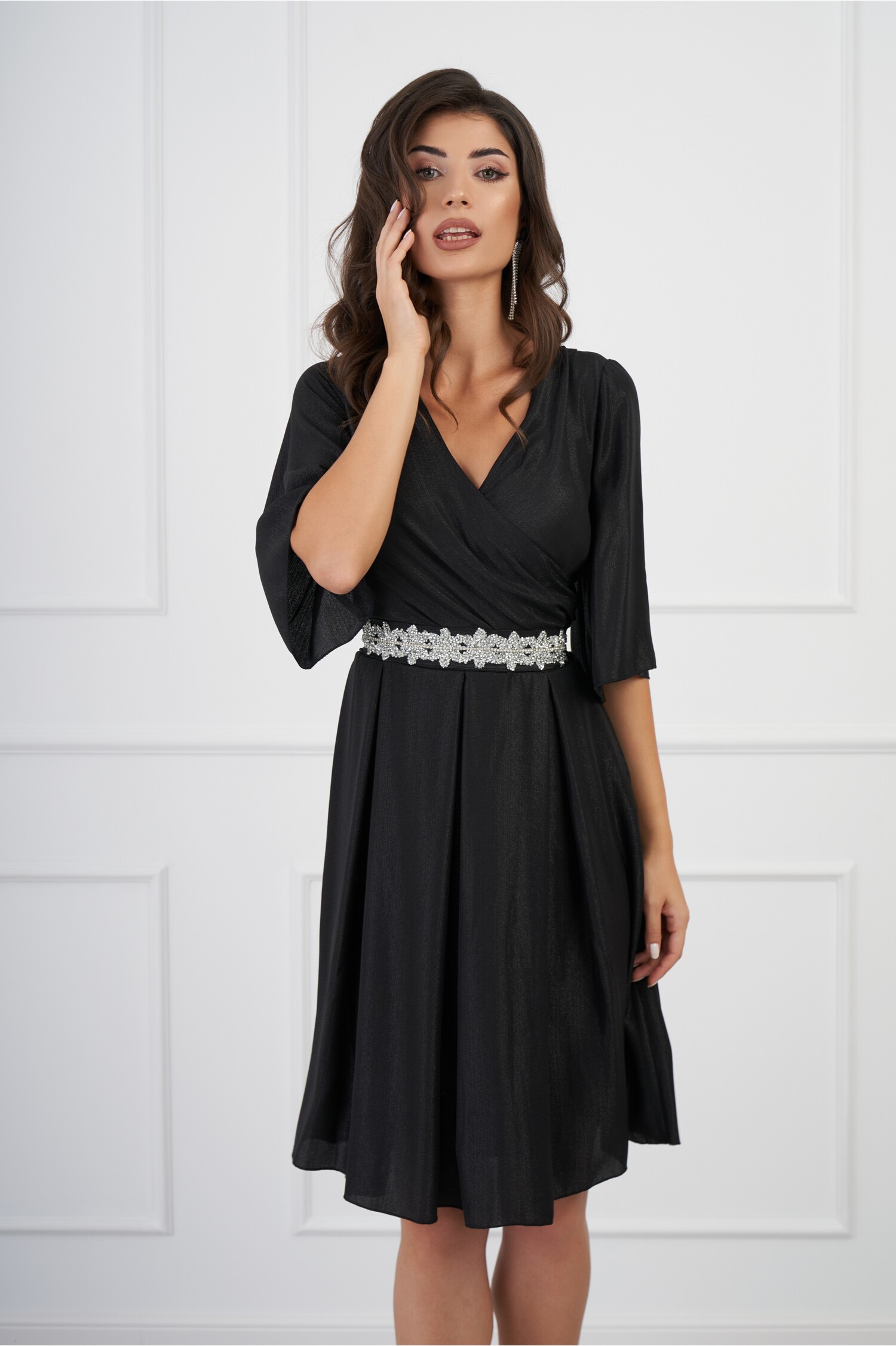 rochie-ella-collection-ania-neagra-cu-fir-lurex-si-cordon-in-talie-1315037-1064657-4
