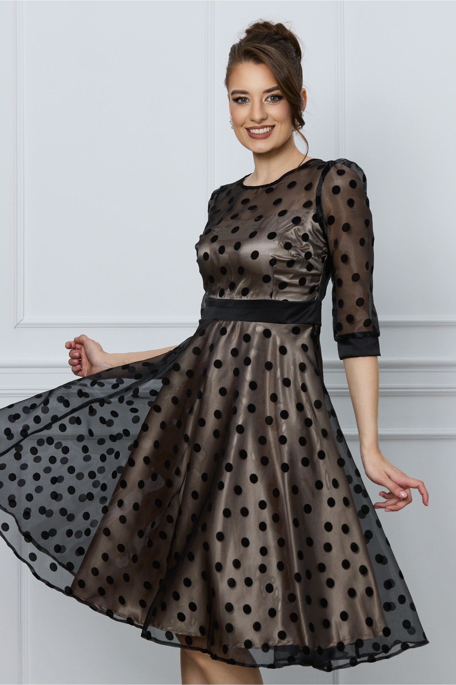 rochie-ella-collection-samira-neagra-din-organza-cu-buline-si-dublura-bej-1286729-1039190-4