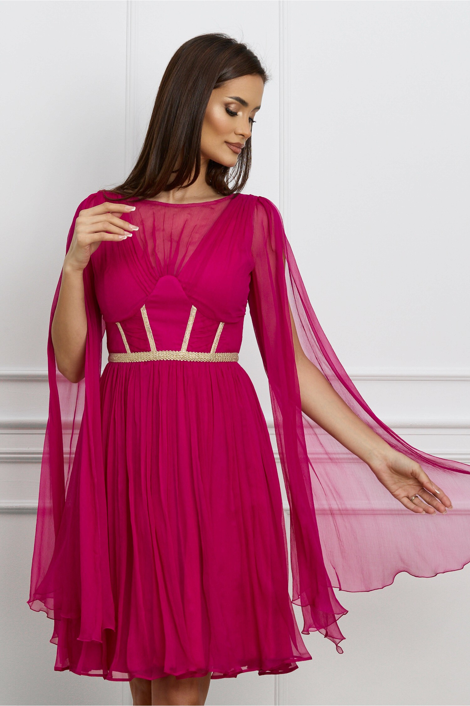 rochie-leonard-collection-fucsia-din-matase-cu-broderie-aurie-pe-bust-1272889-1030780-4
