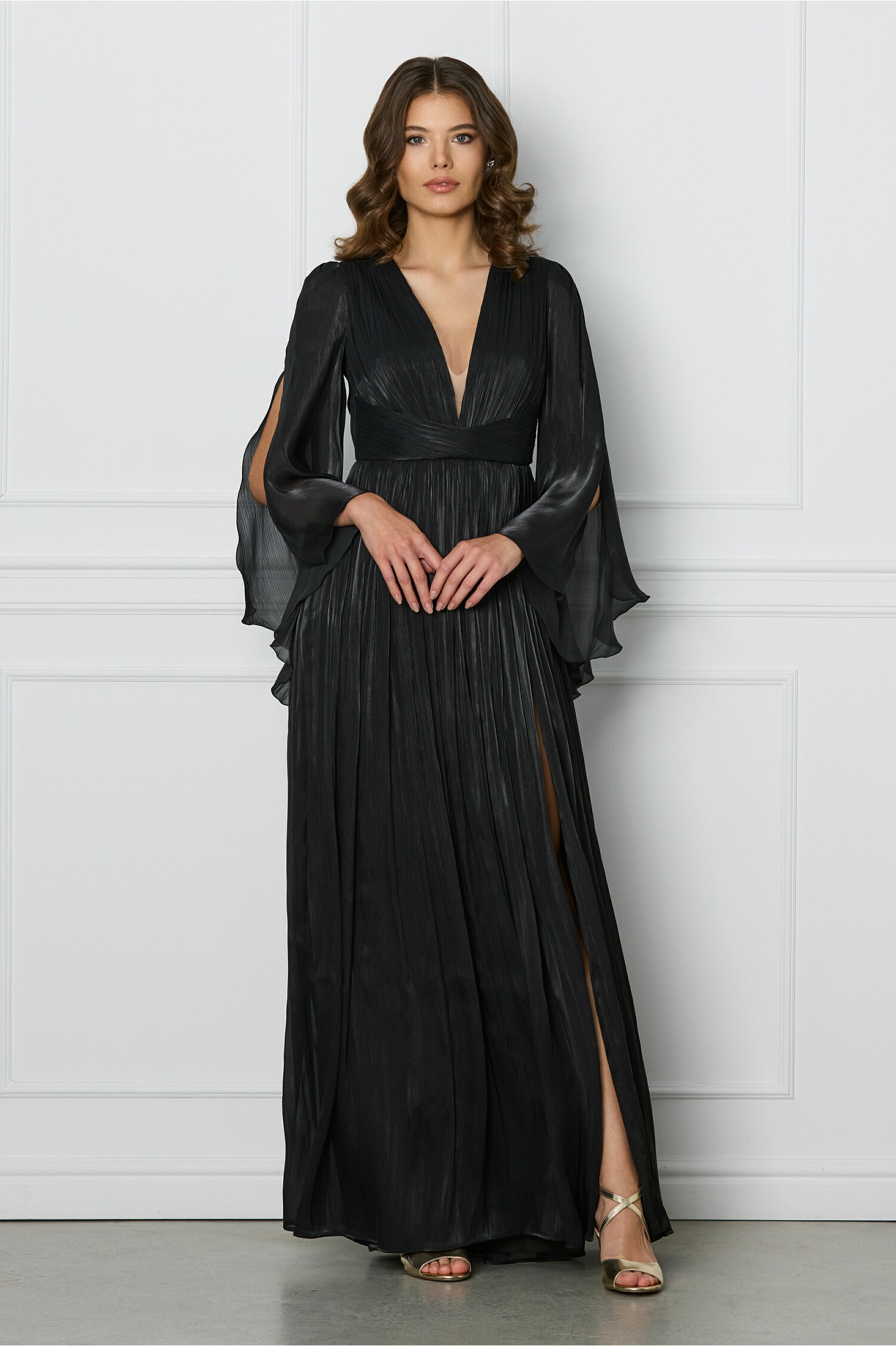 rochie-leonard-collection-lunga-negru-sidefat-1310261-1060592-4