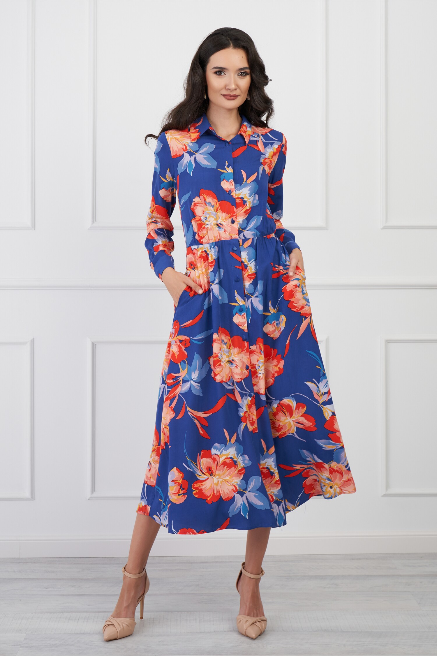 rochie-mary-albastra-cu-imprimeu-corai-si-nasturi-1290893-1066571-4