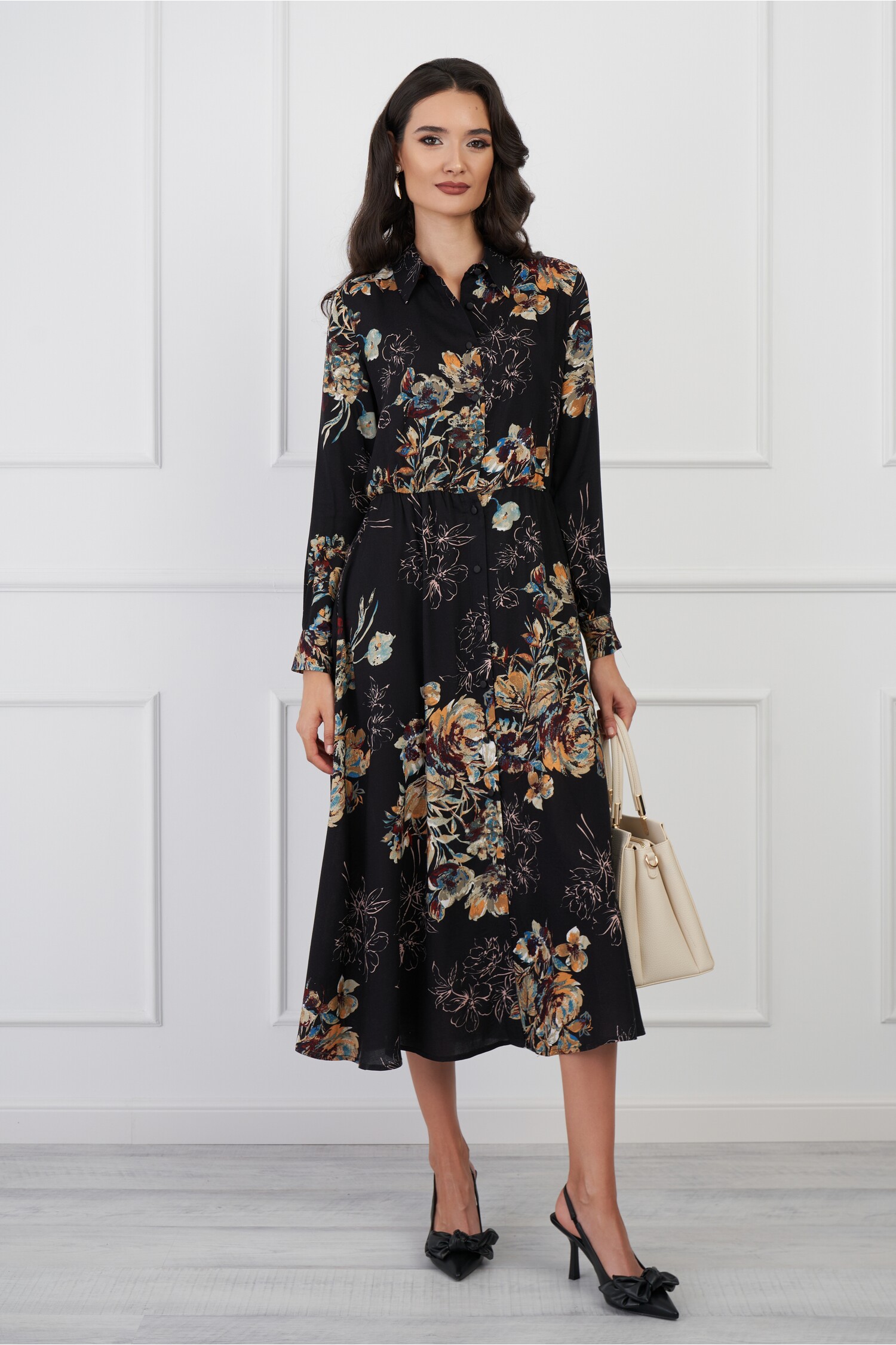 rochie-mary-neagra-cu-flori-maro-si-nasturi-1317188-1066766-4