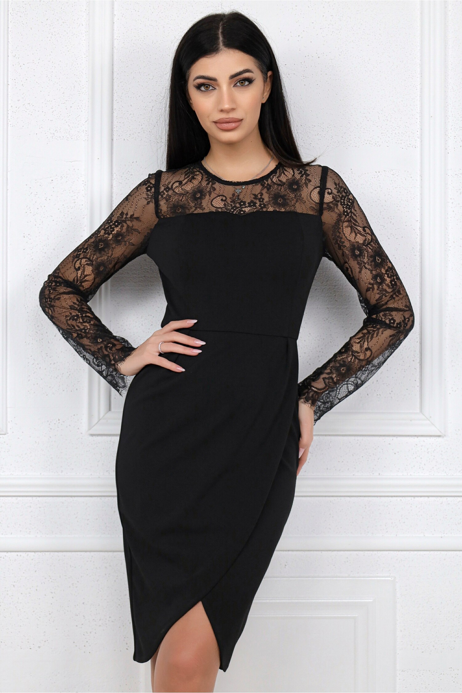 rochie-mbg-eleganta-din-stofa-neagra-cu-dantela-la-bust-si-maneci-1345844-1089653-4