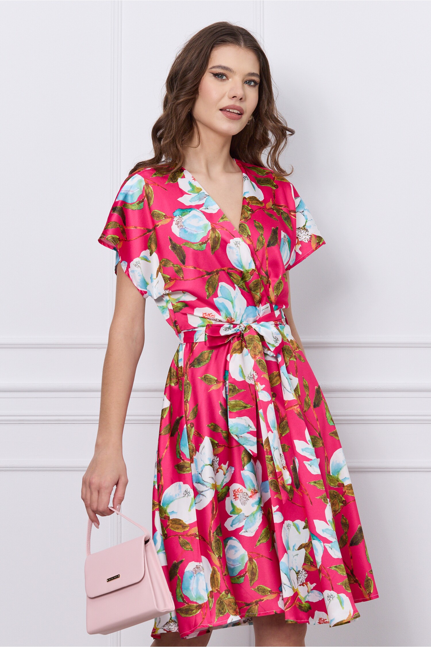 rochie-mira-fucsia-cu-imprimeuri-florale-si-cordon-in-talie-1288970-1043066-4