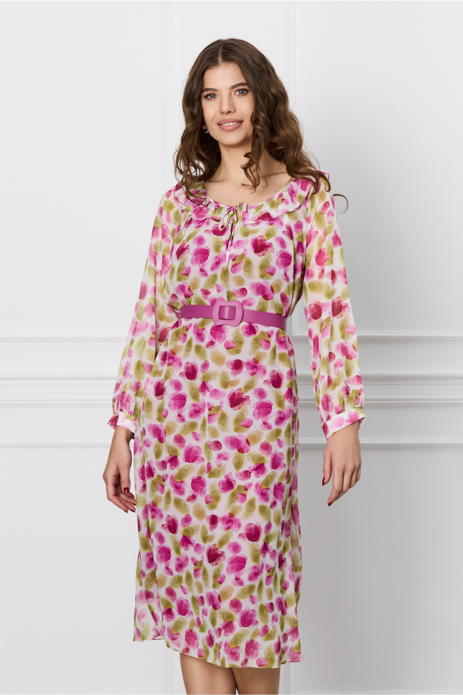 rochie-mirena-ivory-cu-imprimeuri-fucsia-si-curea-in-talie-1298384-1052159-4