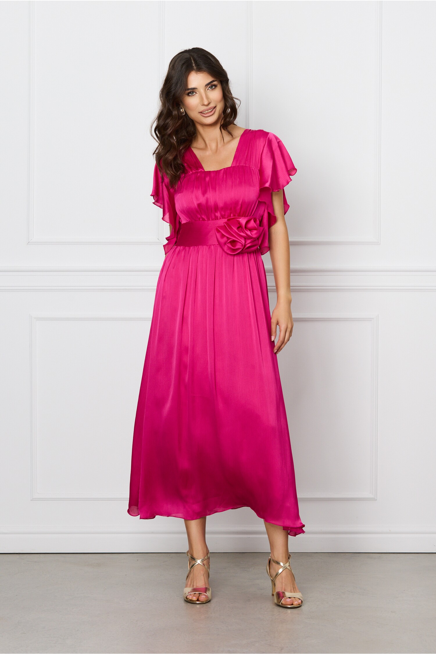 rochie-moze-fucsia-din-satin-cu-floare-in-talie-1295195-1046924-4