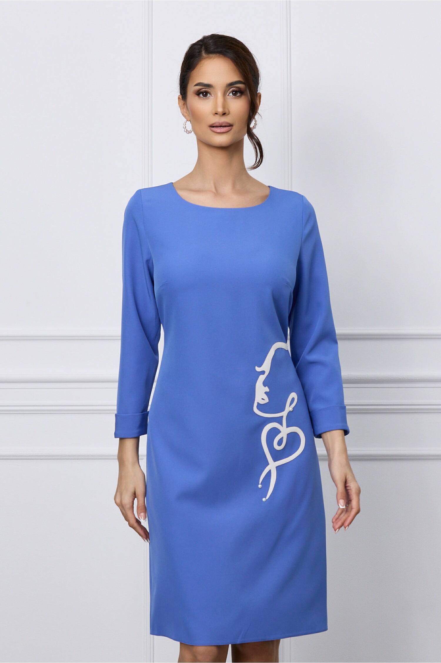 rochie-rania-bleu-cu-insertie-alba-catifelata-1267369-1027450-4
