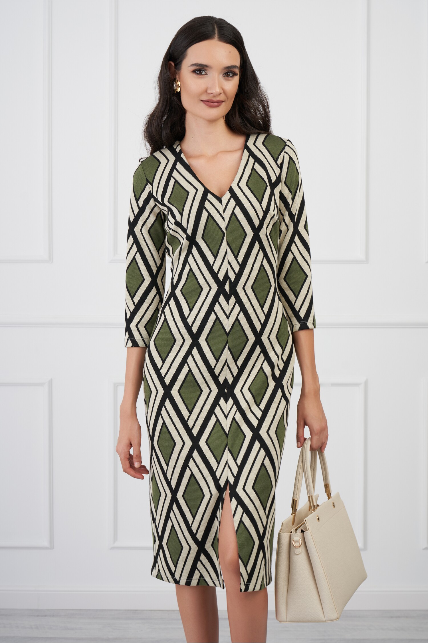 rochie-sarah-kaki-cu-imprimeuri-bej-1232727-1066685-4