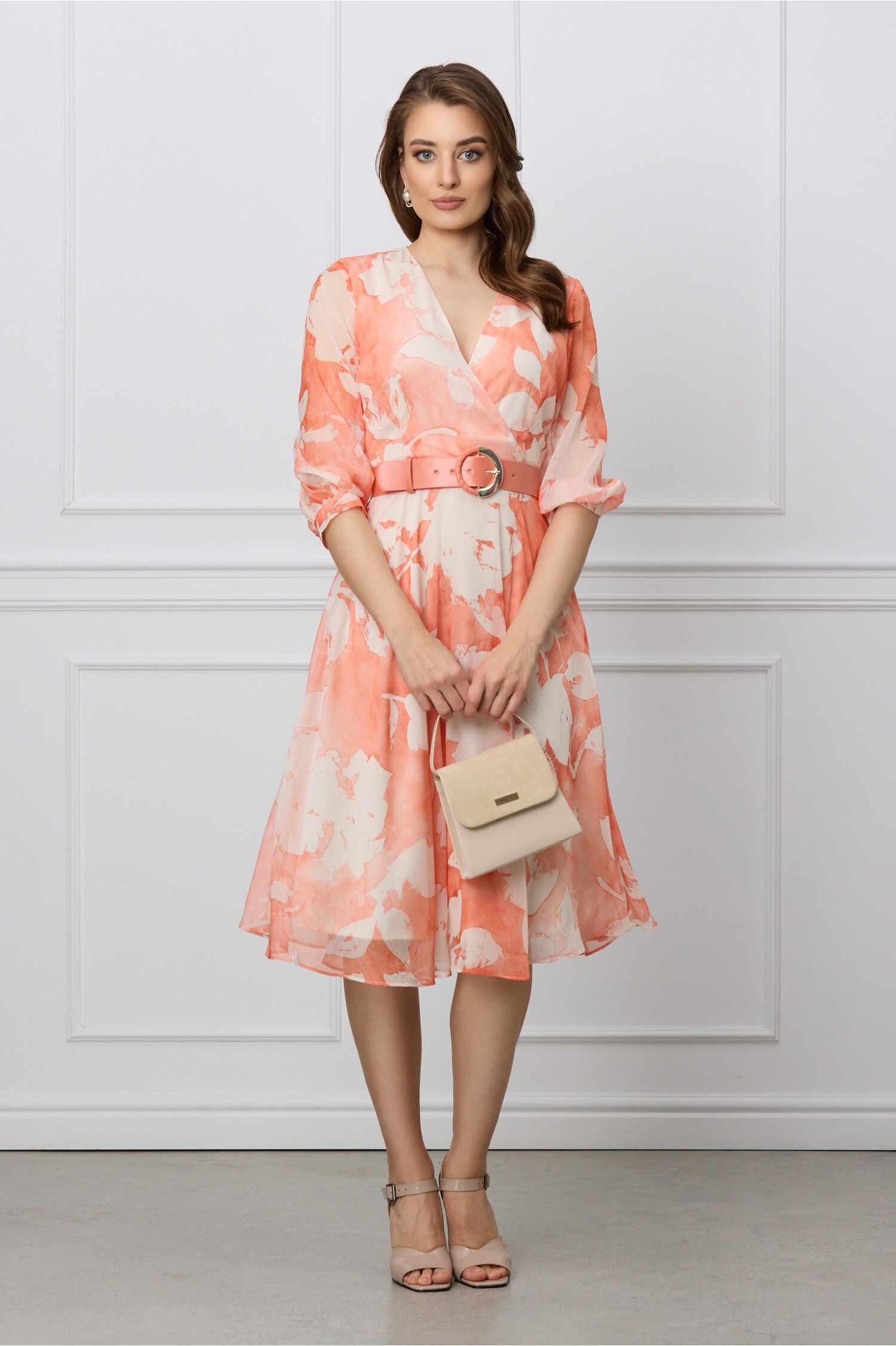 rochie-vera-orange-din-voal-cu-imprimeuri-ivory-si-curea-in-talie-1275991-1032736-4