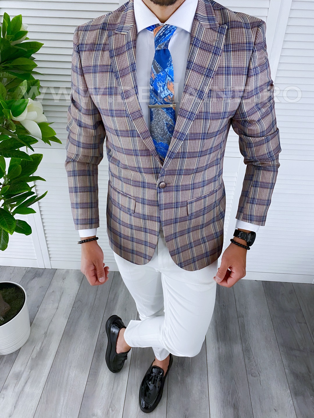 sacou-barbati-elegant-in-carouri-slim-fit-online-zara-Mansfield-B4239-haine-barbati-a