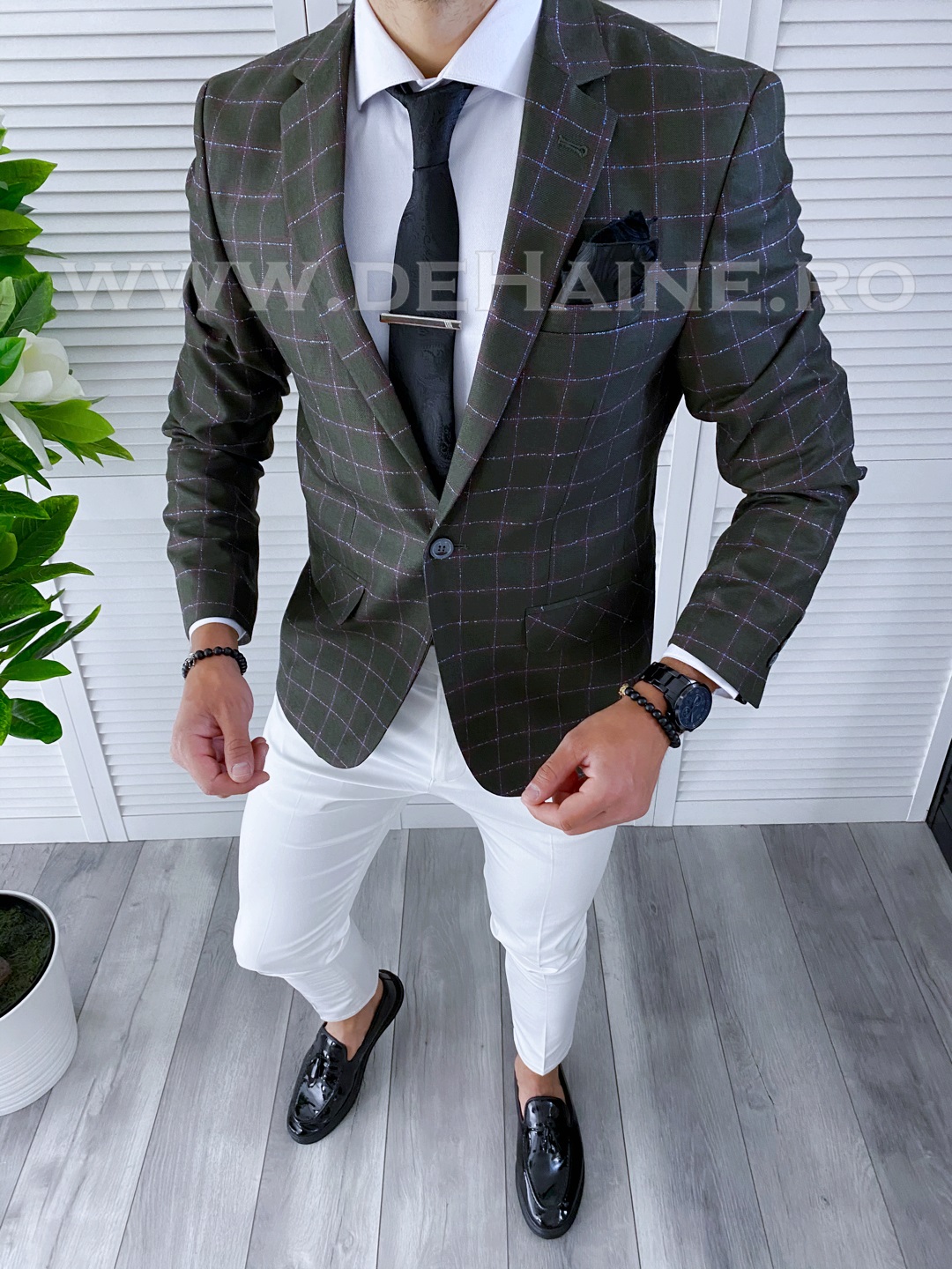 sacou-barbati-elegant-in-carouri-slim-fit-online-zara-Mansfield-B4242-haine-barbati-a
