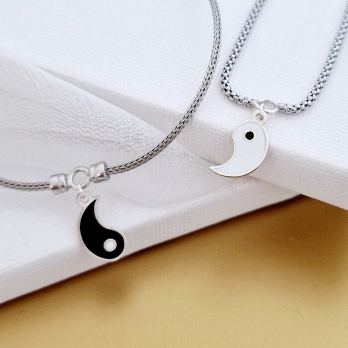 set-bratari-snake-charm-yin-yang-model-cu-email-alb-si-negru-argint-925-77690-4
