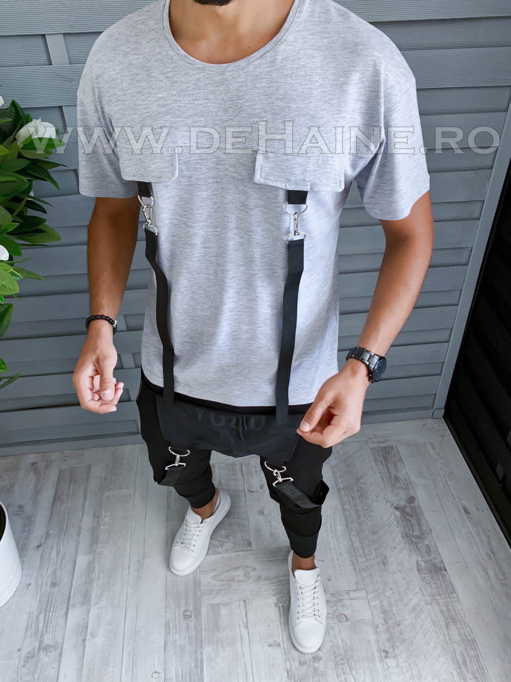 tricou-barbati-zara-online-eksi2-B1944-gri