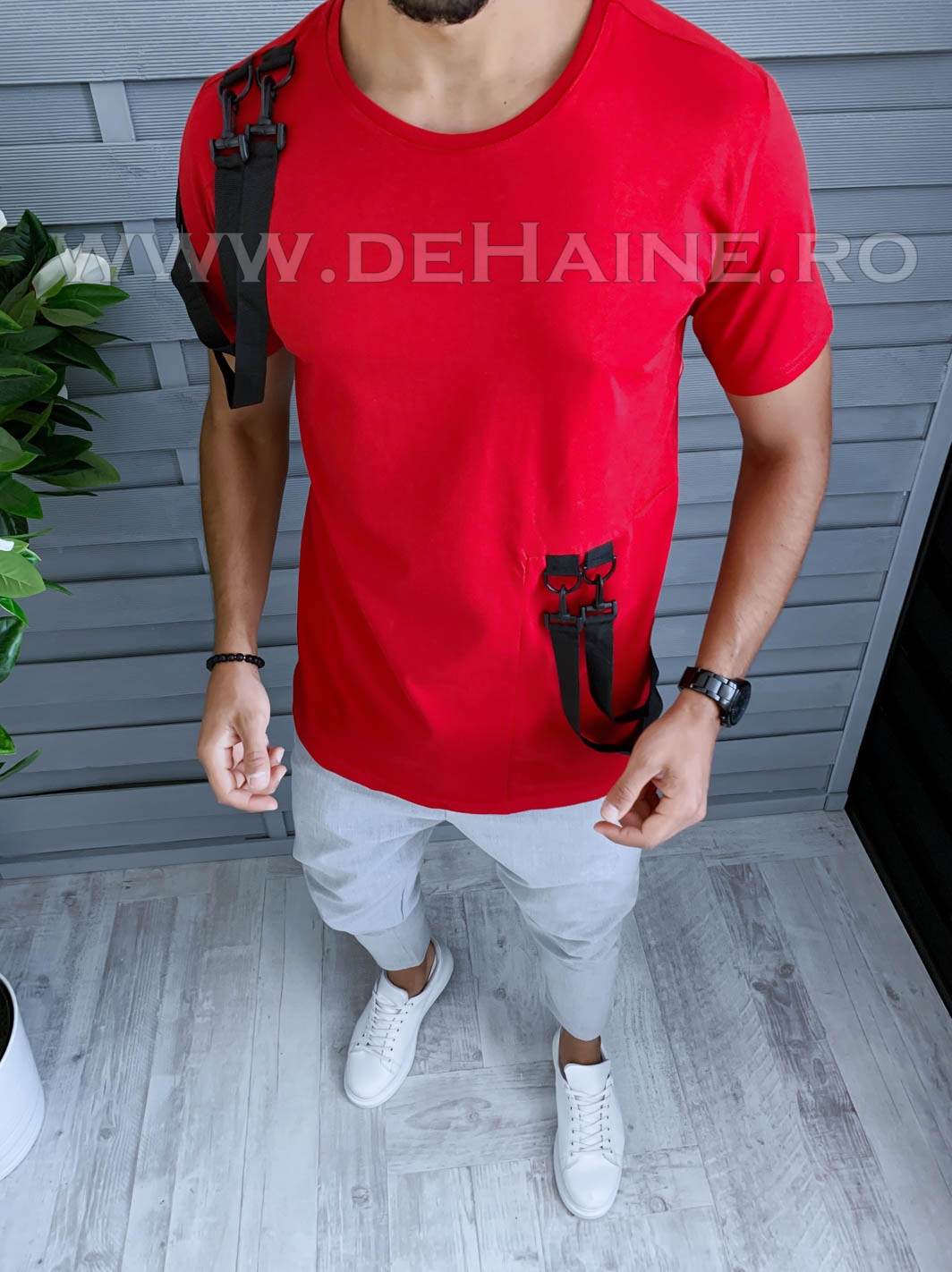 tricou-barbati-zara-online-eksi2-B1968-rosu