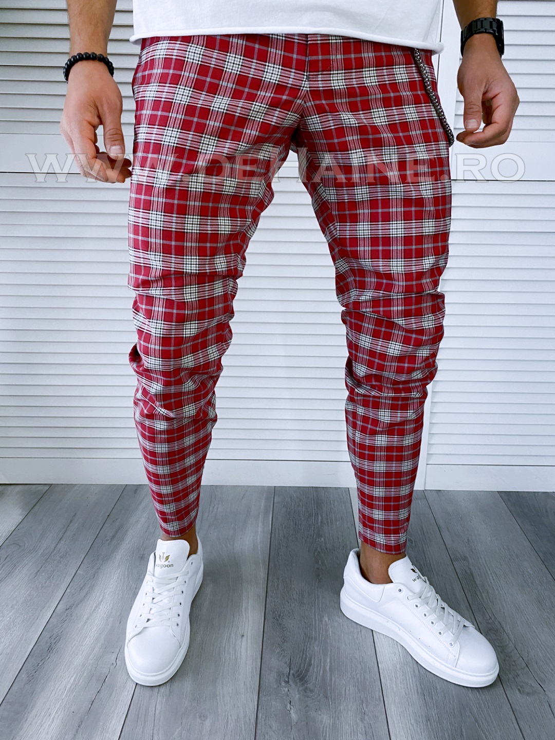 B1555-pantaloni-barbati-online-zara-Mansfield-grena