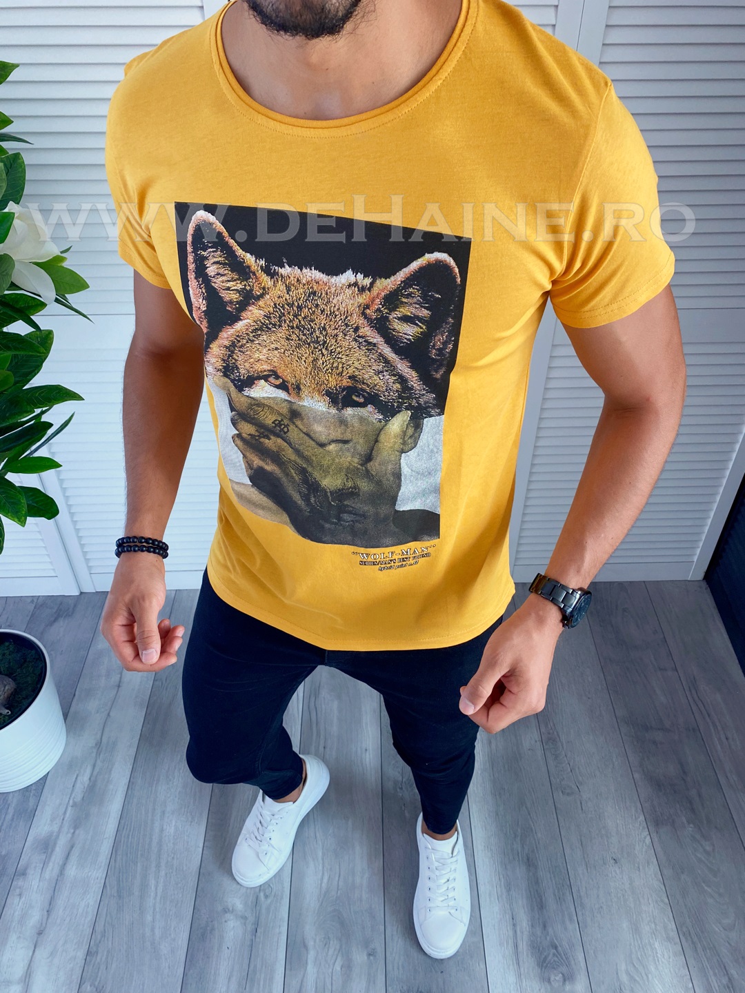 B1721-tricou-barbati-slim-fit-mustar-online-zara-Eksi7-haine-barbati-b