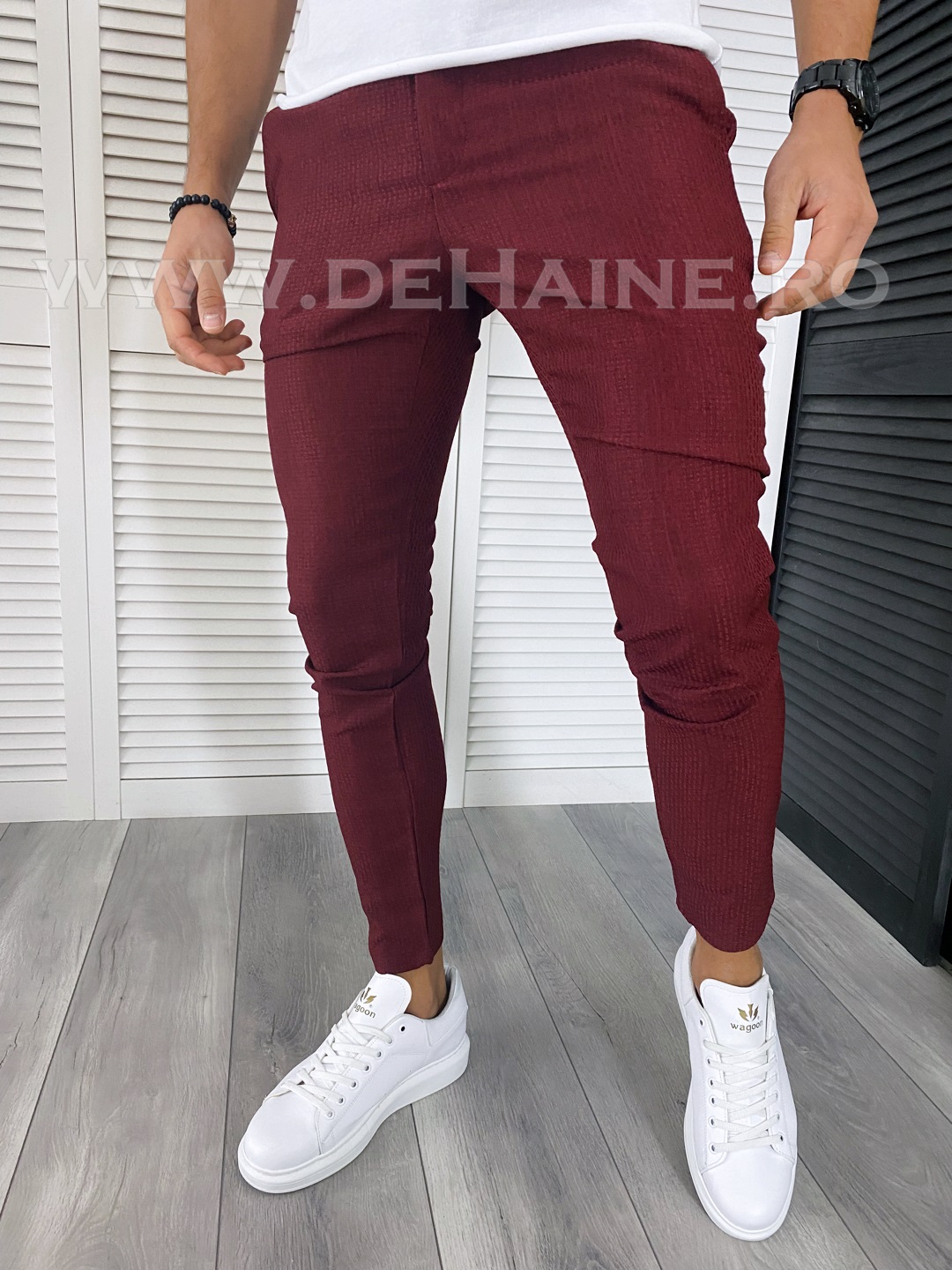 B1769-PANTALONI-BARBATI-ONLINE-ZARA-MANSFIELD-grena-b