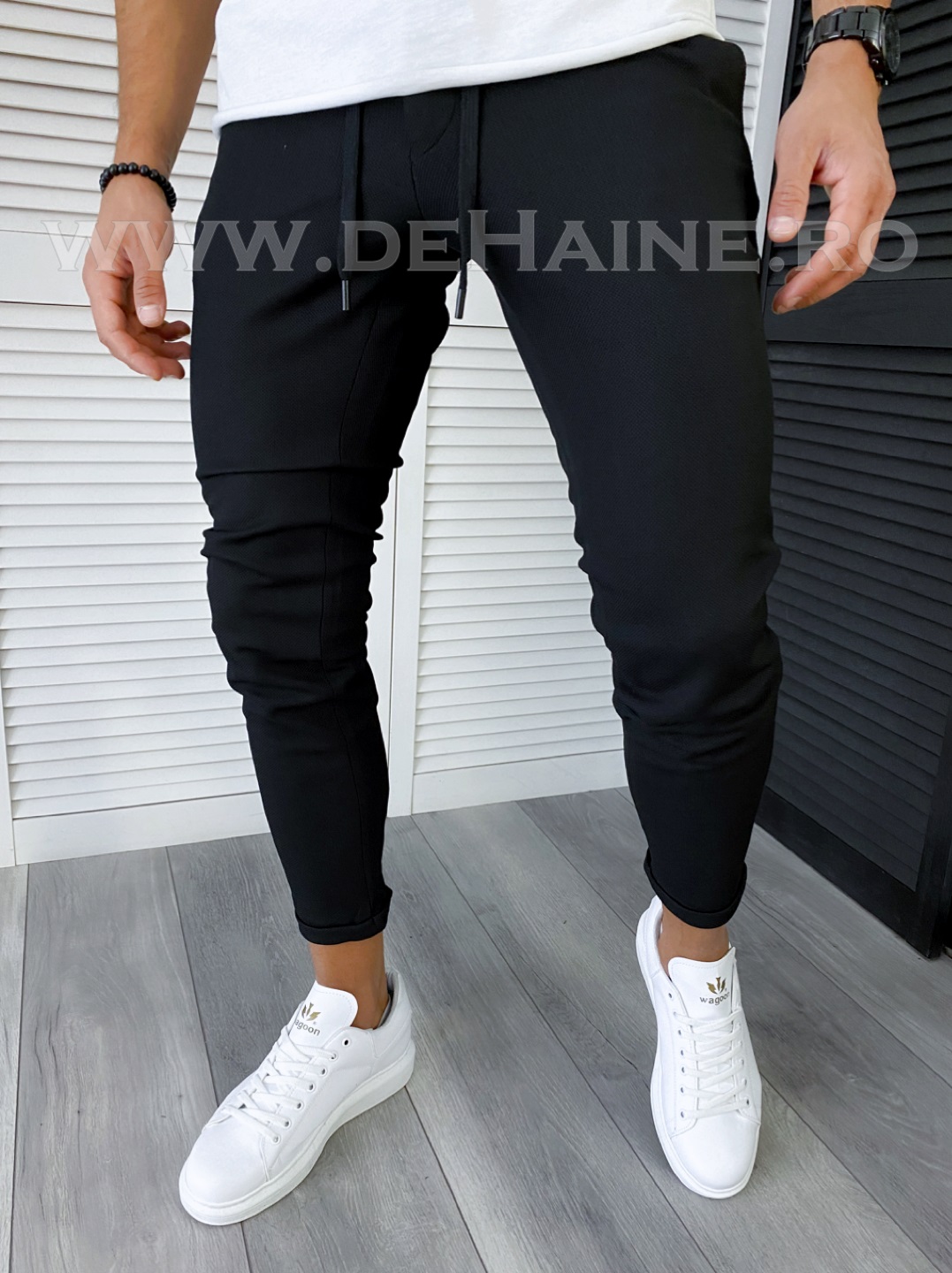 B6307-Pantaloni-casual-barbati-slim-fit-negri-online-zara-mansfield-haine-barbati-a