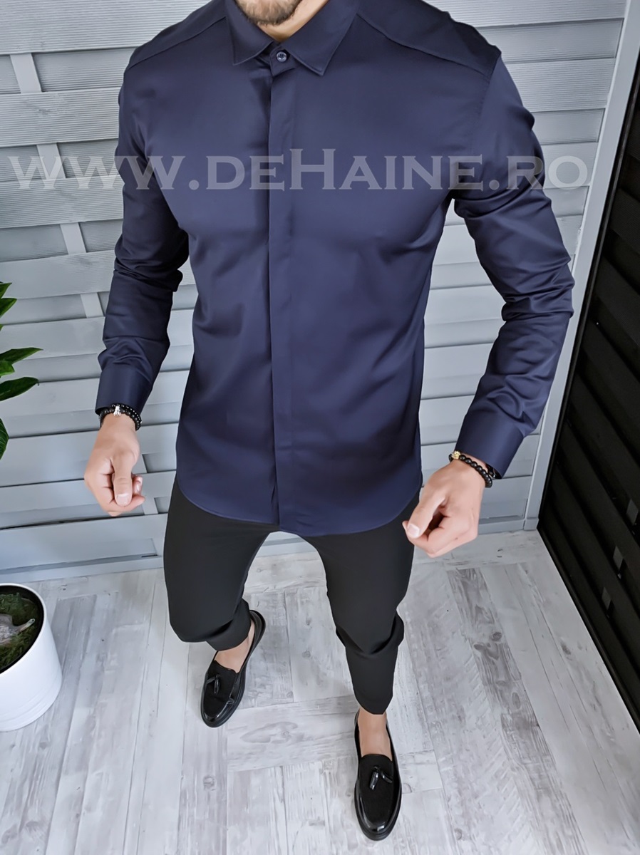 camasa-barbati-online-zara-Empreco-B1379-bleumarin
