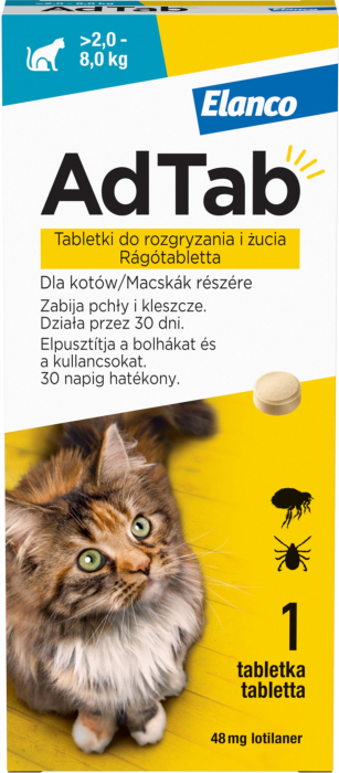 adtab-12-mg-comprimate-masticabile-pentru-pisici-impotriva-purecilor-si-a-capuselor-0-5-2-kg-1-tableta-copie-847961