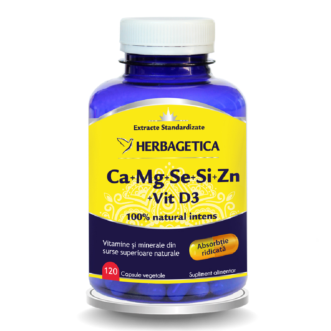ca-mg-se-si-zn-organice-cu-vitamina-d3-120-capsule-herbagetica