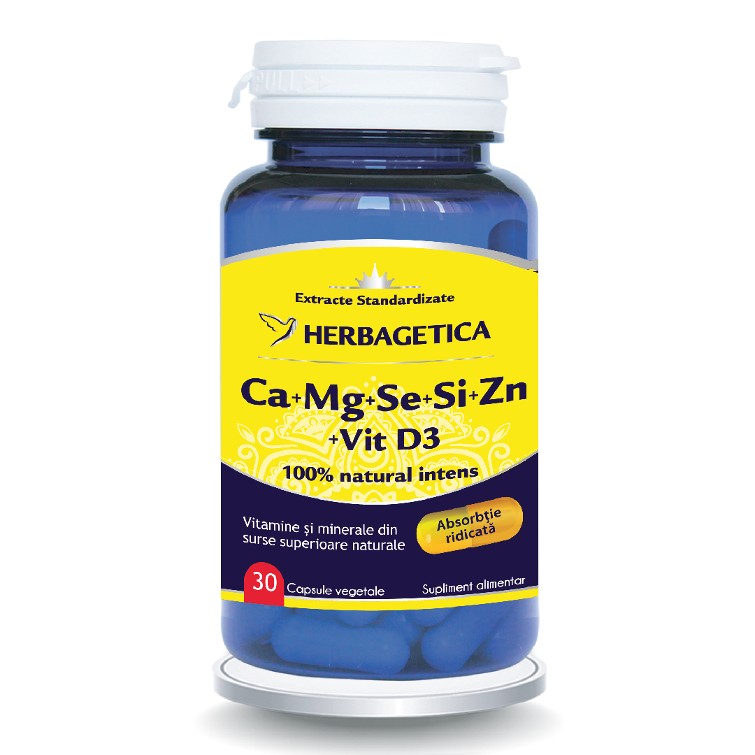 ca-mg-se-si-zn-organice-cu-vitamina-d3-30-capsule-herbagetica