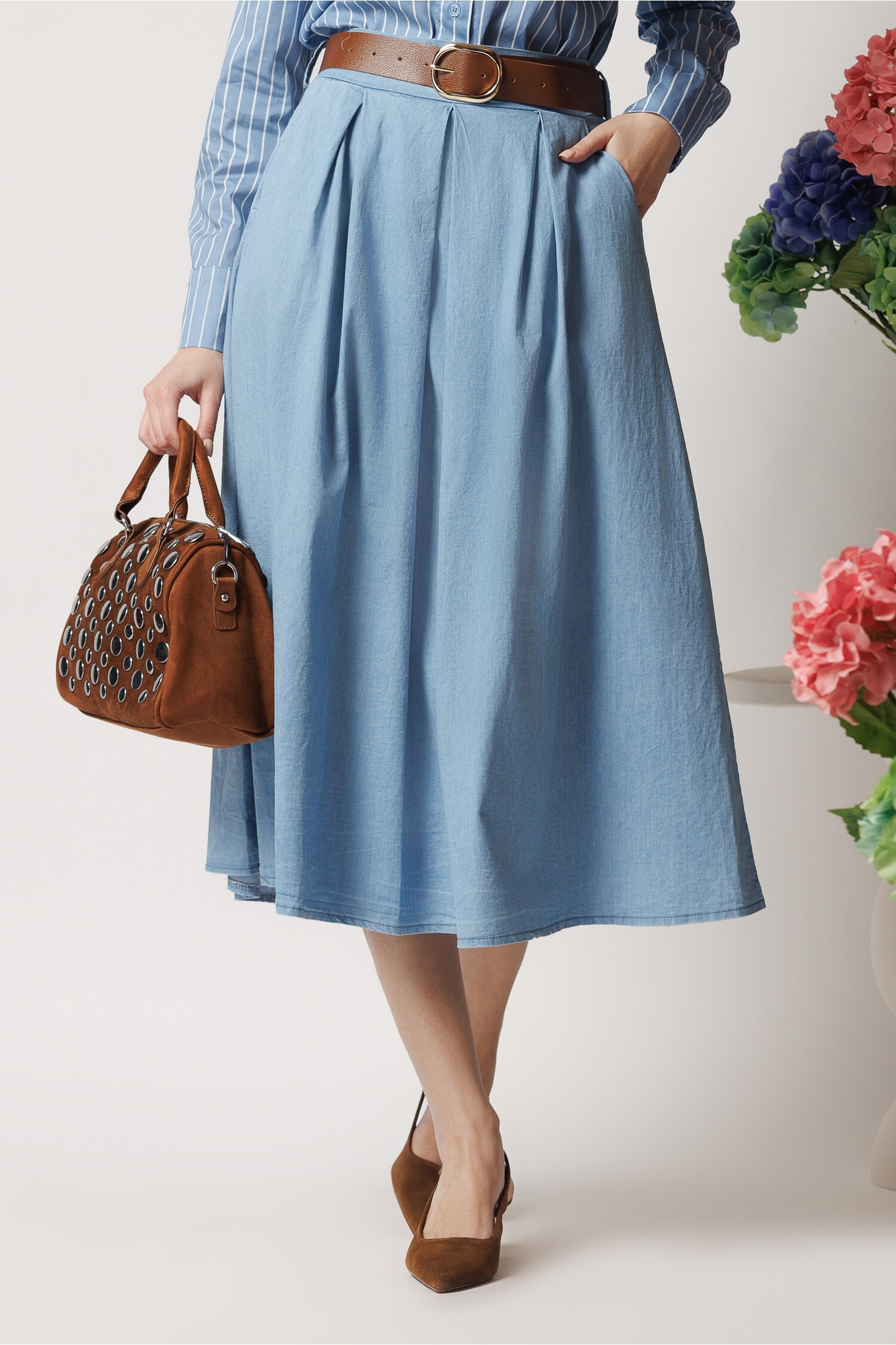 fusta-casual-din-denim-bleu-cu-buzunare-si-curea-1364294-1104569-4