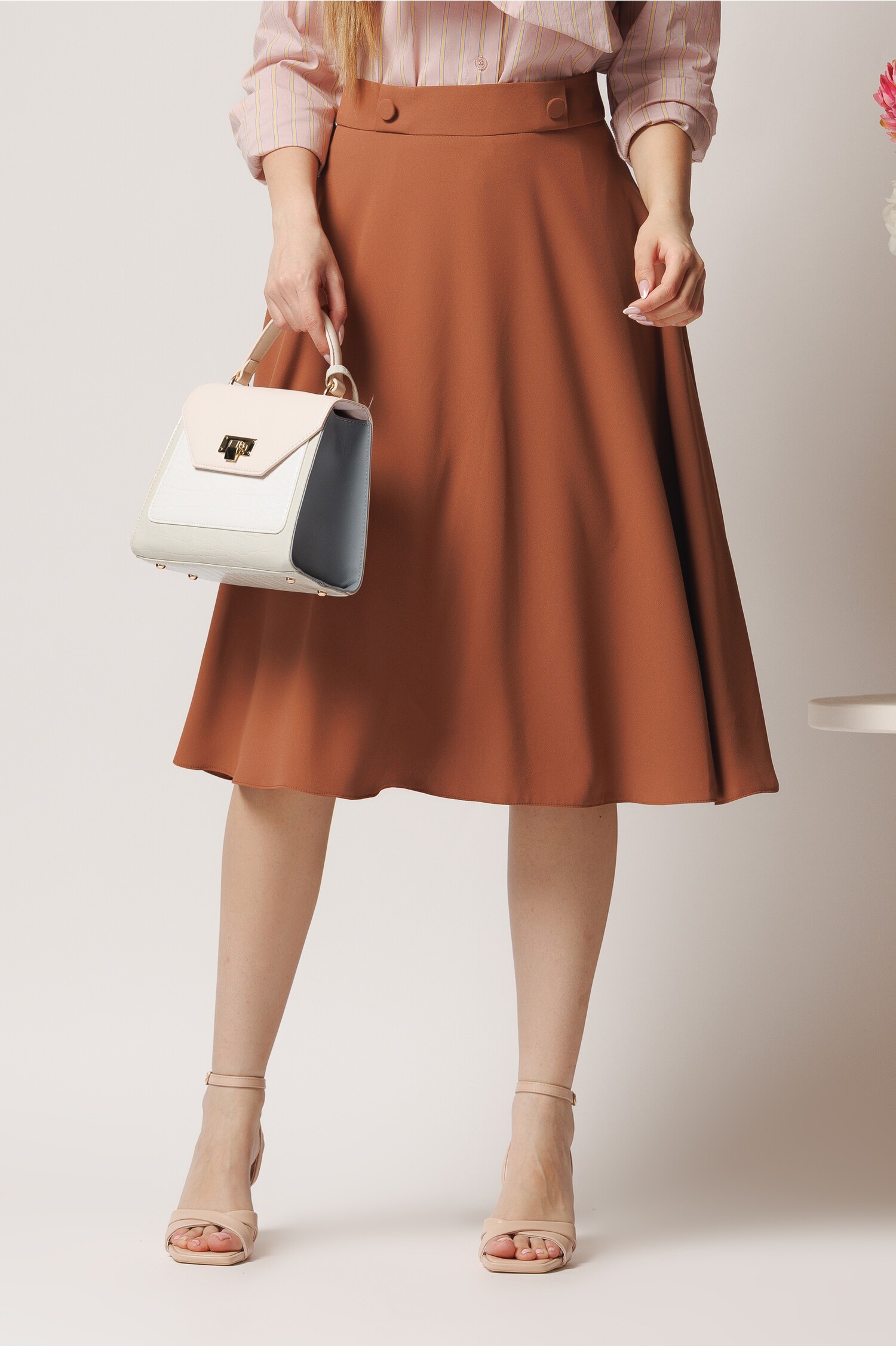 fusta-dy-fashion-midi-office-din-triplu-voal-maro-cu-nasturi-pe-talie-1368677-1106141-4