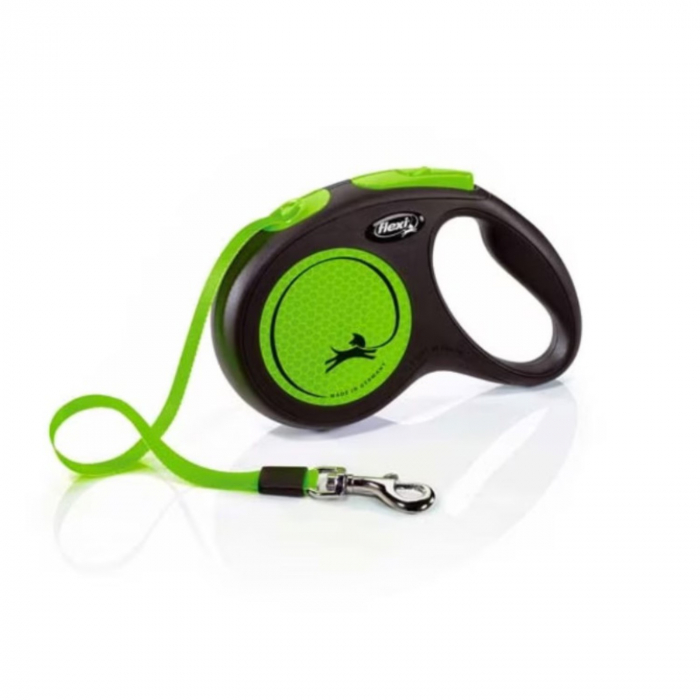lesa-pentru-caini-new-classic-neon-banda-flexi-retractabil-pana-la-25-kg-m-5-metri-verde-612956
