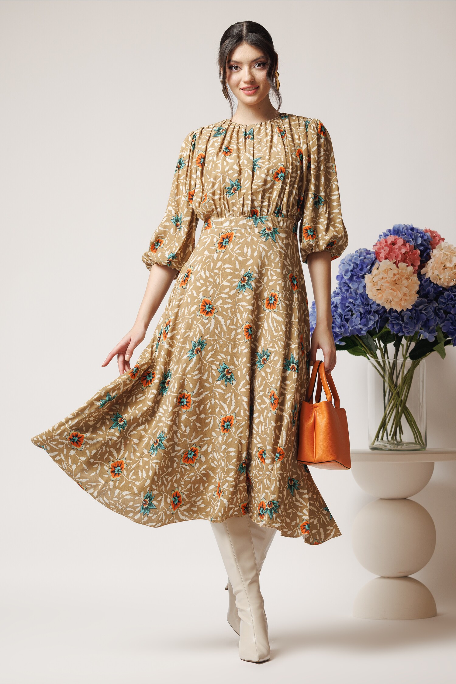 rochie-dy-fashion-de-zi-din-voal-bej-cu-imprimeu-floral-1335113-1100900-4