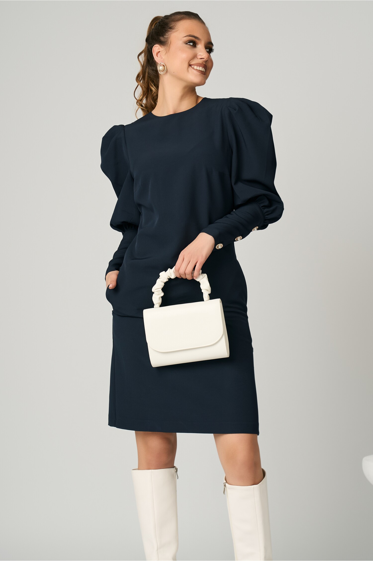 rochie-dy-fashion-office-din-stofa-bleumarin-cu-nasturi-pe-maneci-1354610-1097291-4