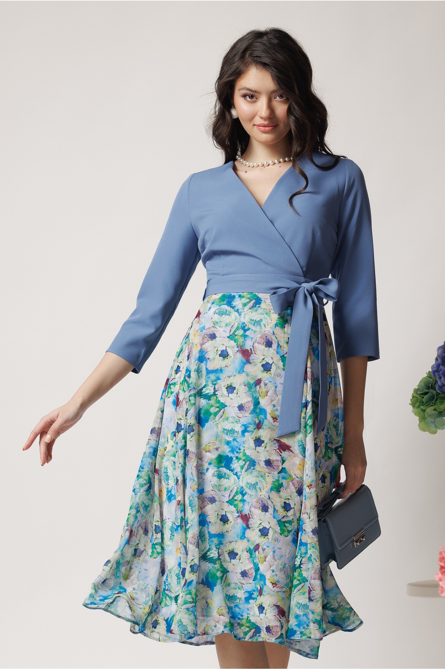 rochie-dy-fashion-office-din-stofa-si-voal-bleu-cu-imprimeu-pe-fusta-1363700-1104494-4