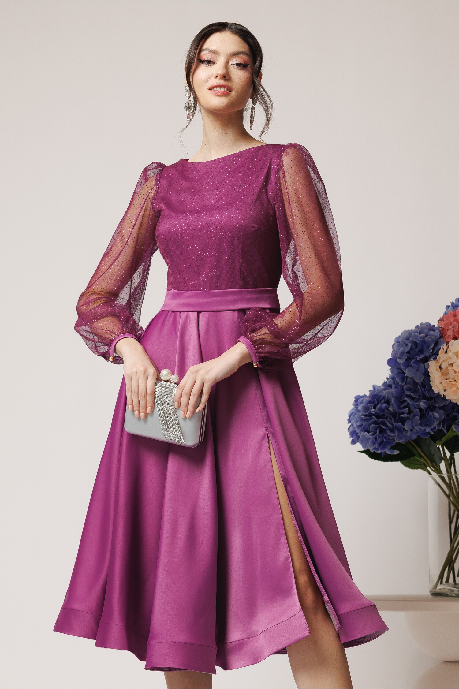 rochie-eleganta-din-satin-magenta-cu-glitter-la-bust-1359926-1100921-4