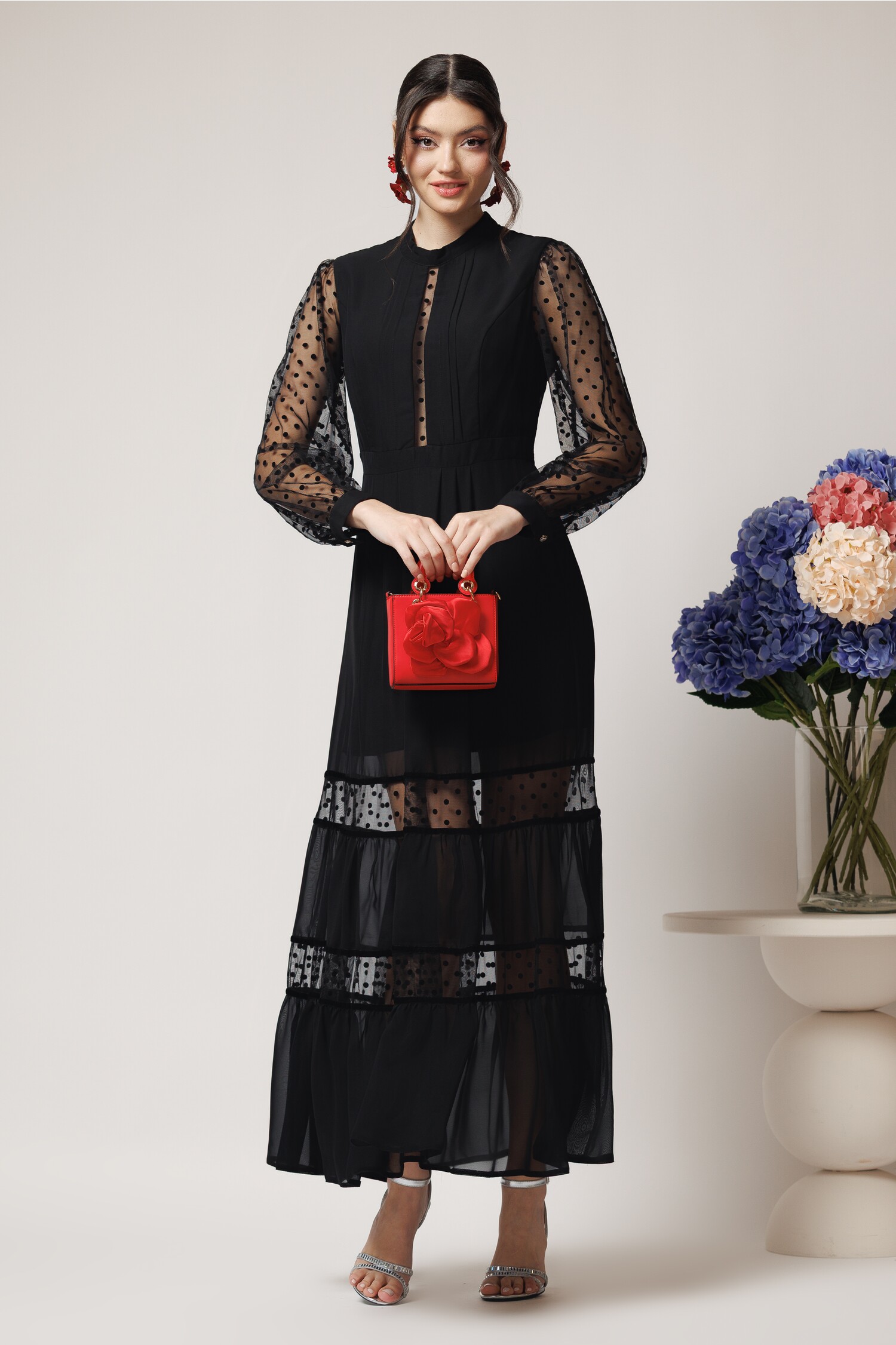 rochie-eleganta-lunga-din-voal-neagra-cu-buline-catifelate-1360082-1101167-4