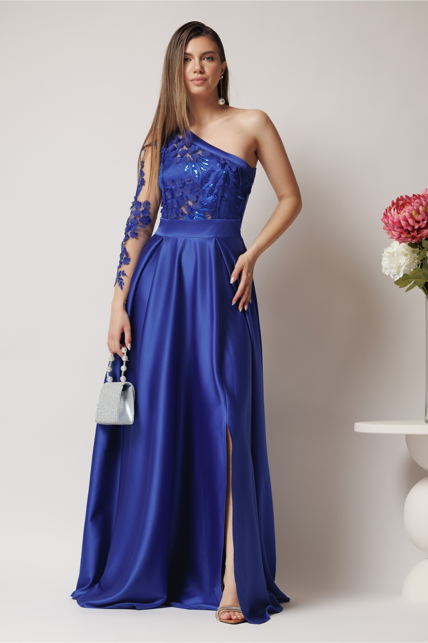 rochie-ella-collection-alesia-lunga-eleganta-din-tafta-albastra-cu-broderie-la-bust-1369904-1105874-4
