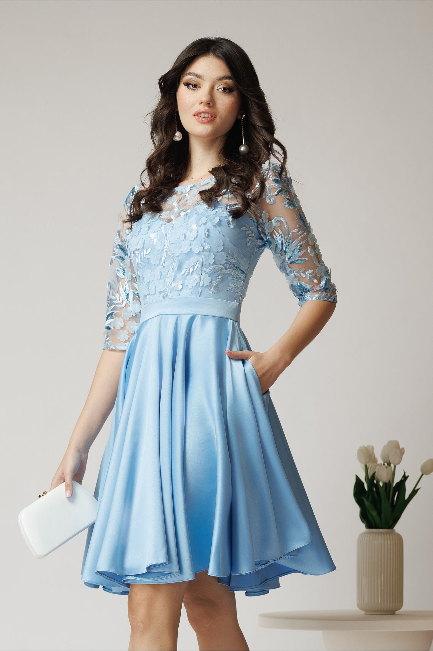 rochie-ella-collection-ana-eleganta-din-tafta-bleu-cu-broderie-florala-3d-la-bust-1357241-1098812-4