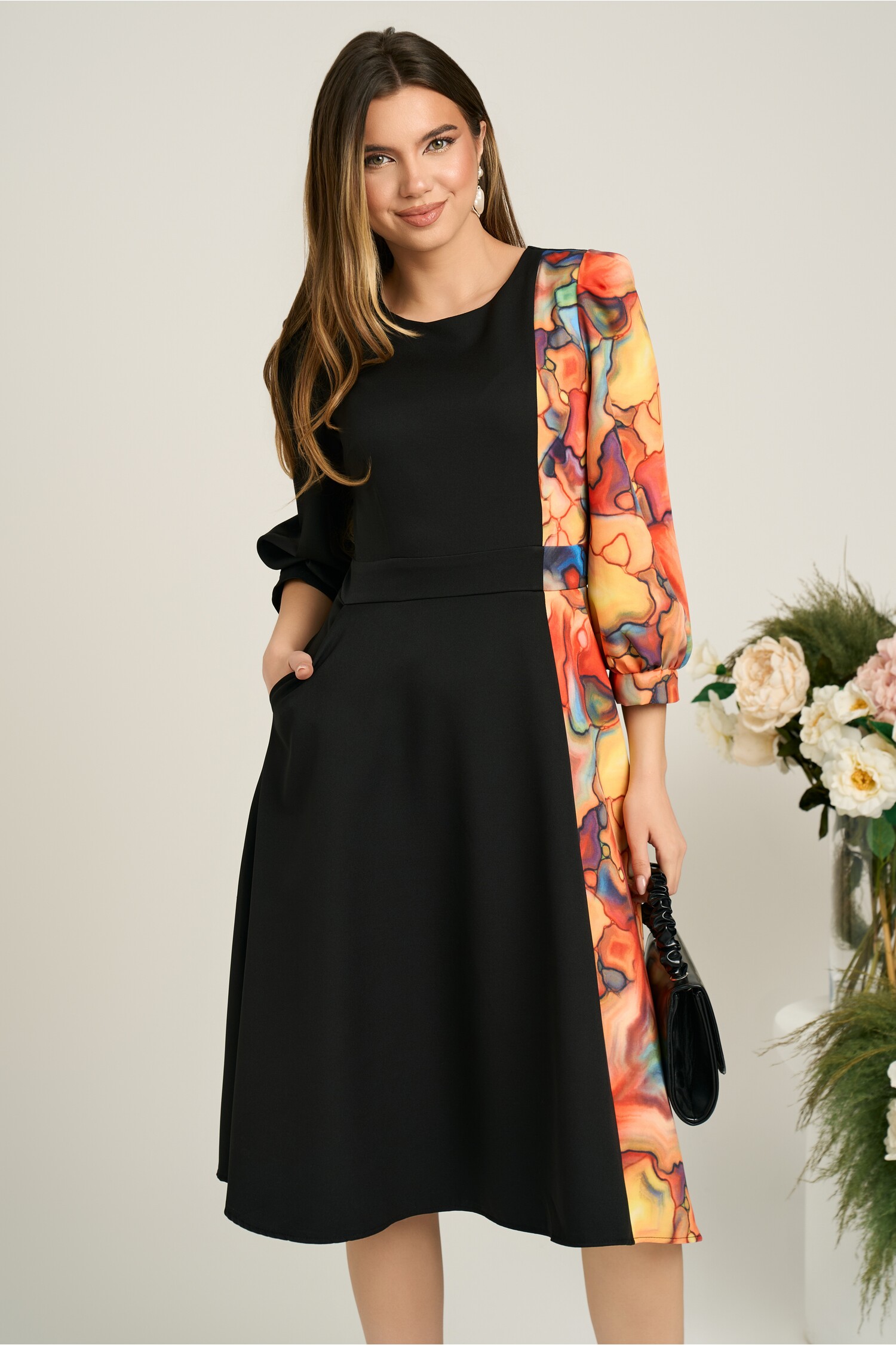 rochie-ella-collection-dasha-de-zi-din-stofa-neagra-cu-imprimeu-multicolor-1366637-1104809-4