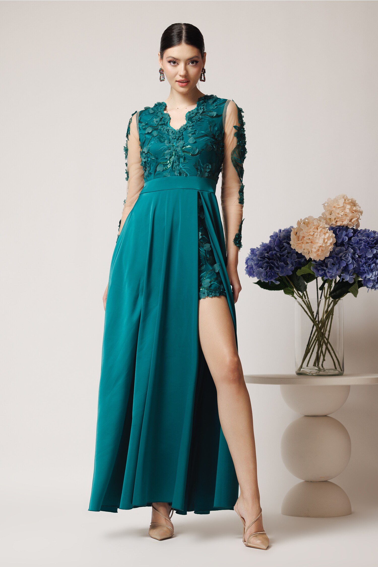 rochie-ella-collection-vanessa-lunga-eleganta-din-tafta-verde-cu-flori-3d-1359557-1100612-4