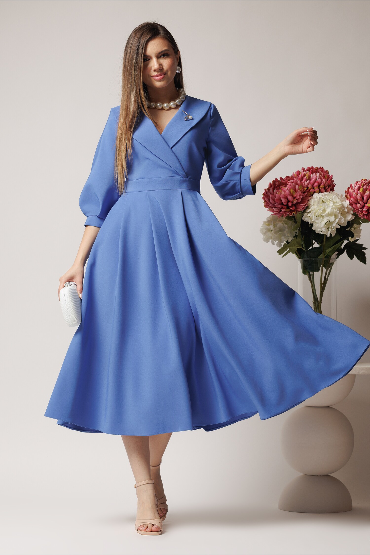 rochie-ladonna-office-din-stofa-bleu-cu-bust-petrecut-si-rever-1369655-1106618-4
