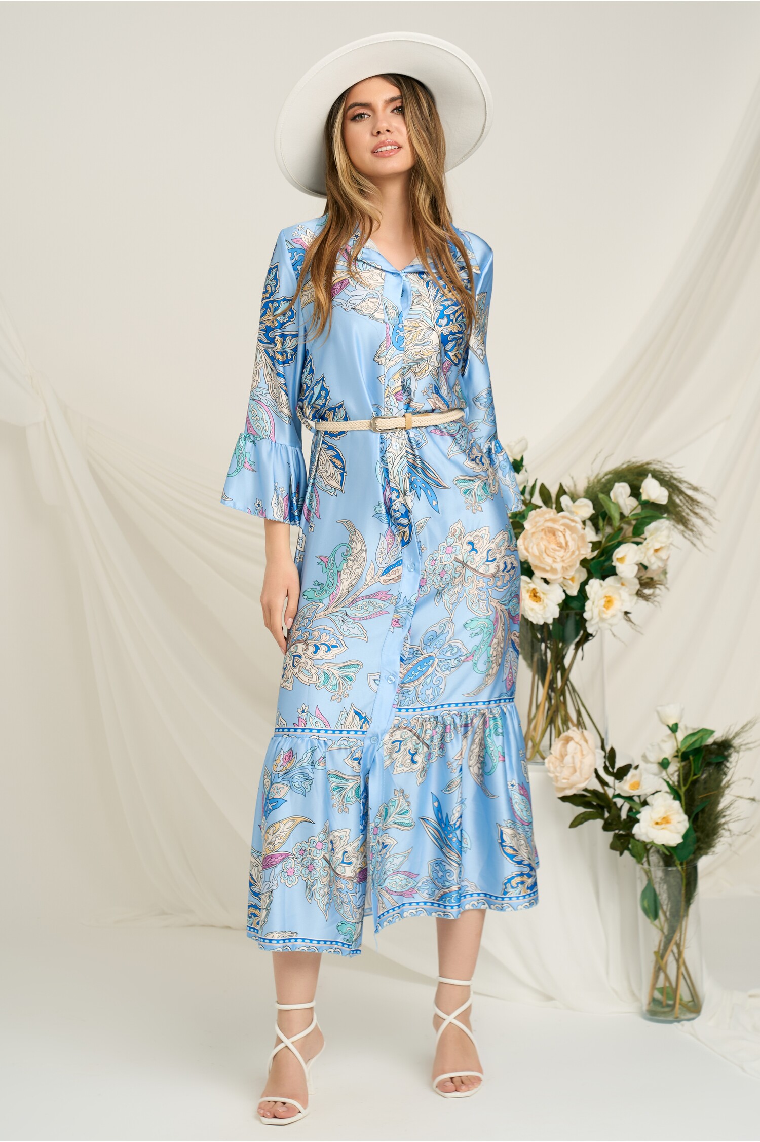 rochie-lunga-de-zi-din-satin-bleu-cu-imprimeuri-si-cordon-in-talie-1364174-1102346-4