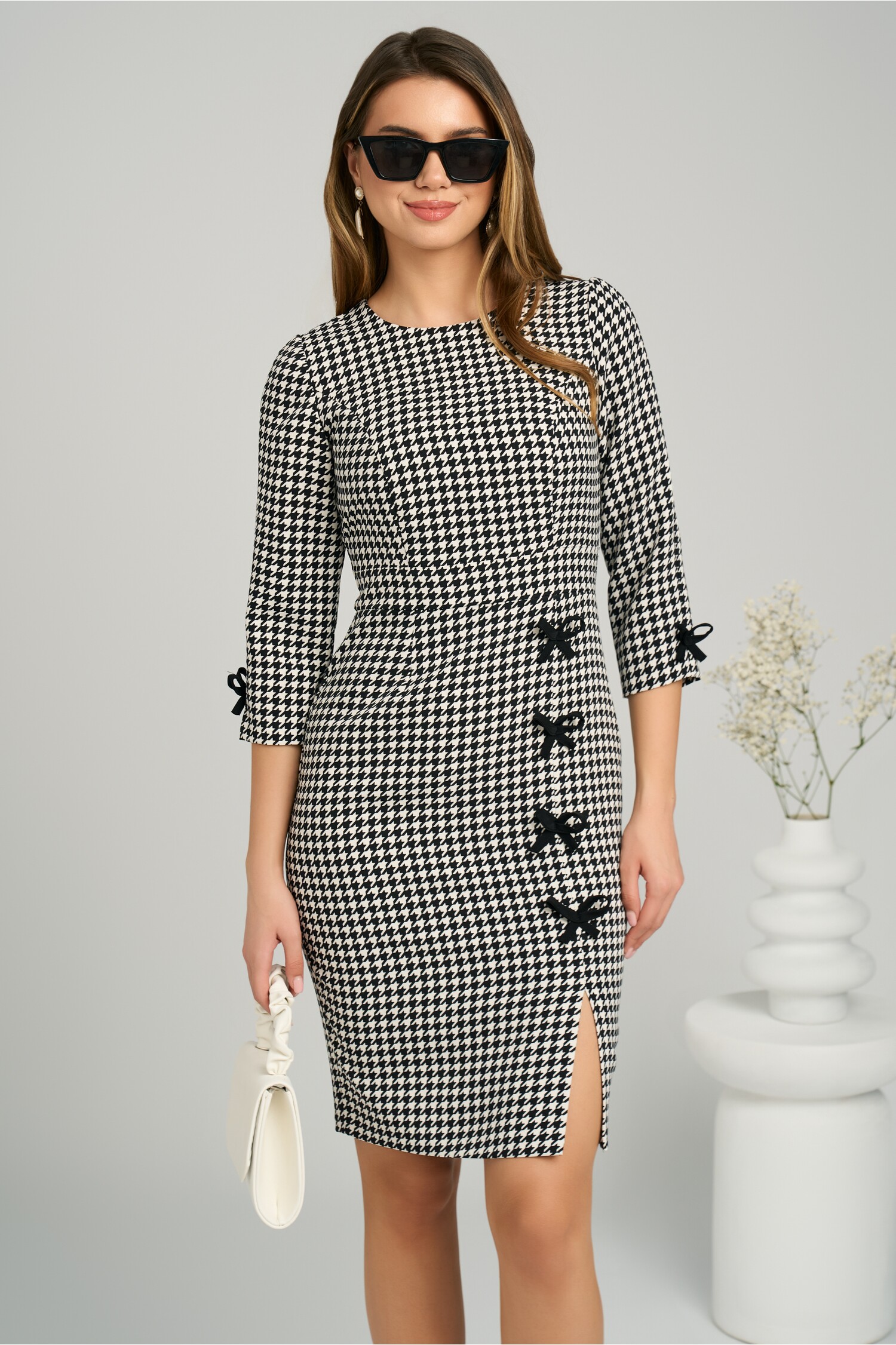 rochie-moze-office-din-stofa-cu-imprimeu-pepit-si-funde-pe-fusta-1359485-1099970-4
