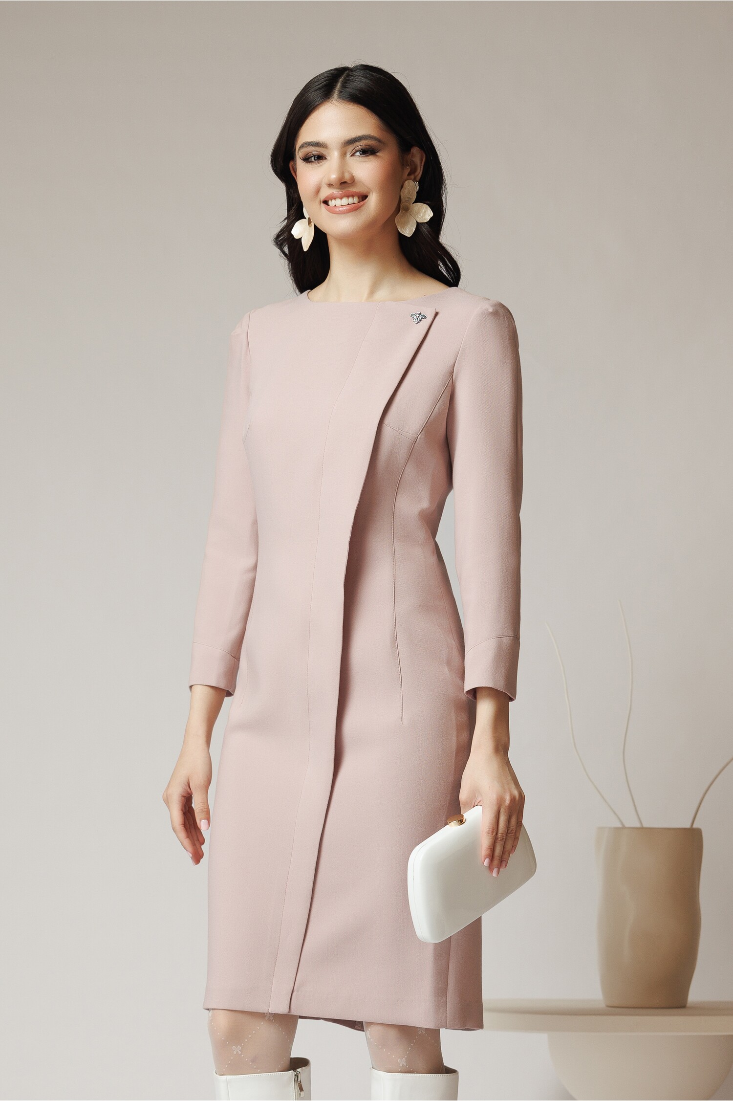rochie-office-din-stofa-roz-cu-accesoriu-discret-1356122-1097012-4