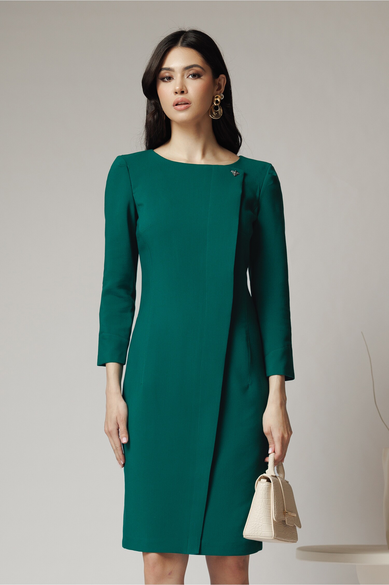 rochie-office-din-stofa-verde-cu-accesoriu-discret-1356197-1097021-4