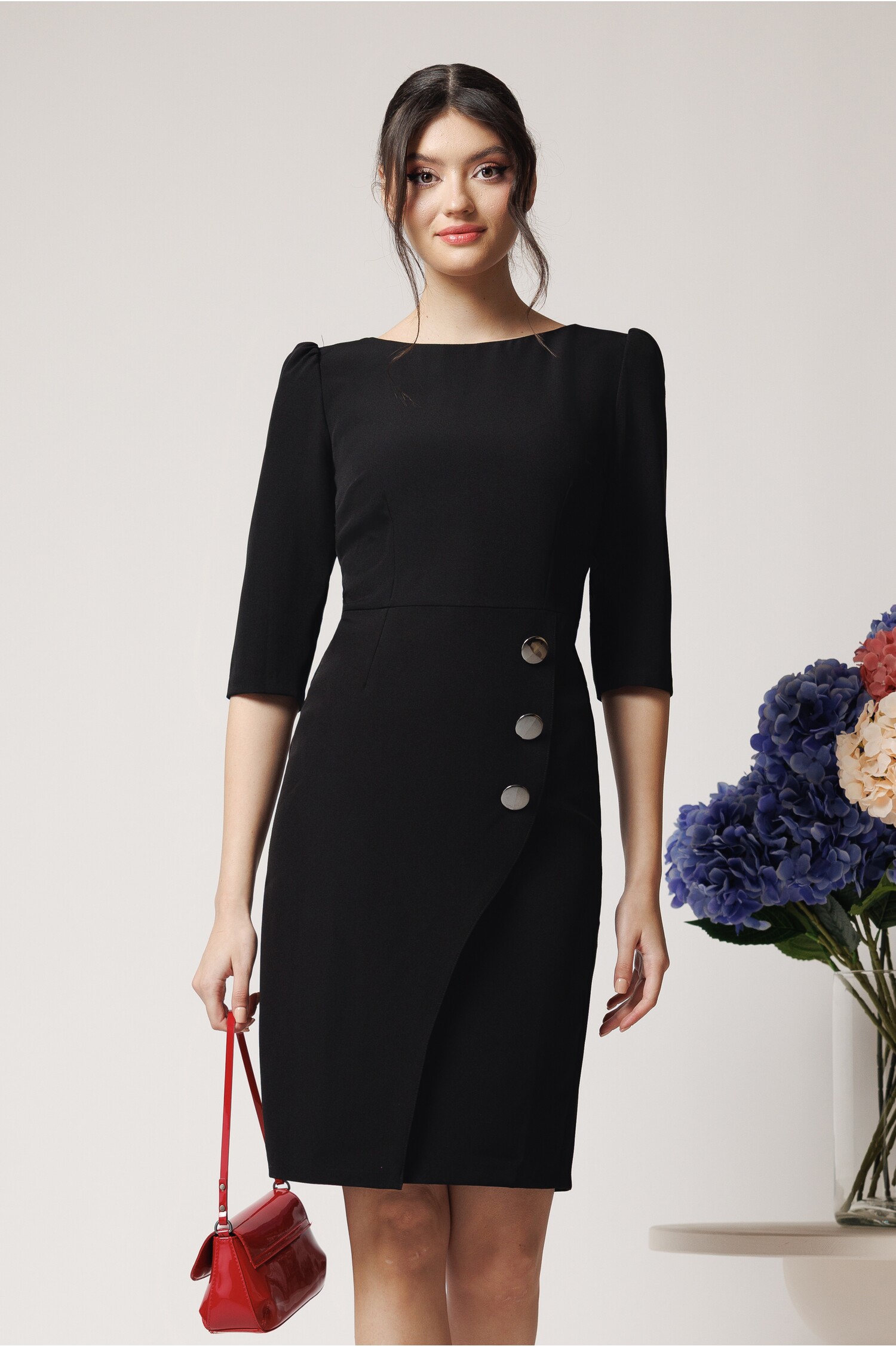 rochie-office-neagra-cu-nasturi-pe-fusta-1324421-1101020-4