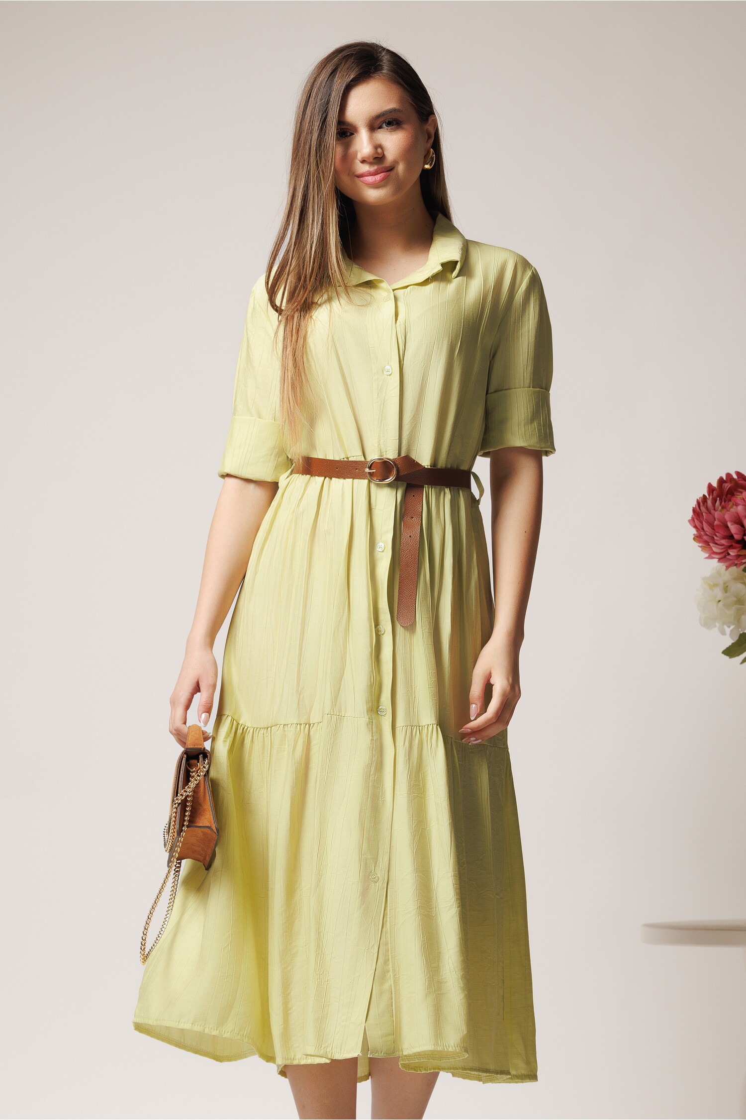 rochie-smart-casual-din-viscoza-galbena-tip-camasa-cu-nasturi-si-curea-1367927-1106525-4