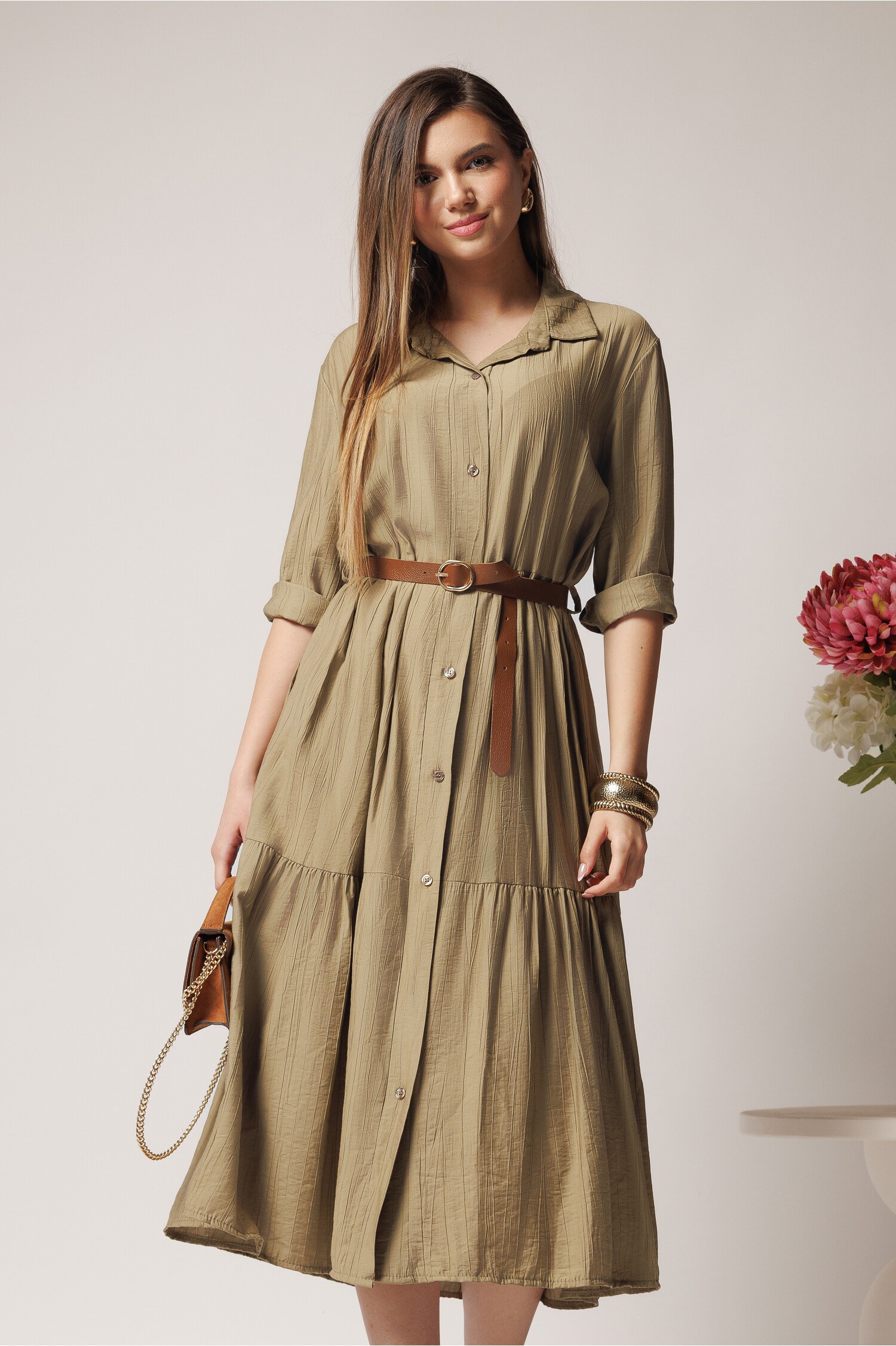 rochie-smart-casual-din-viscoza-kaki-tip-camasa-cu-nasturi-si-curea-1367933-1106507-4