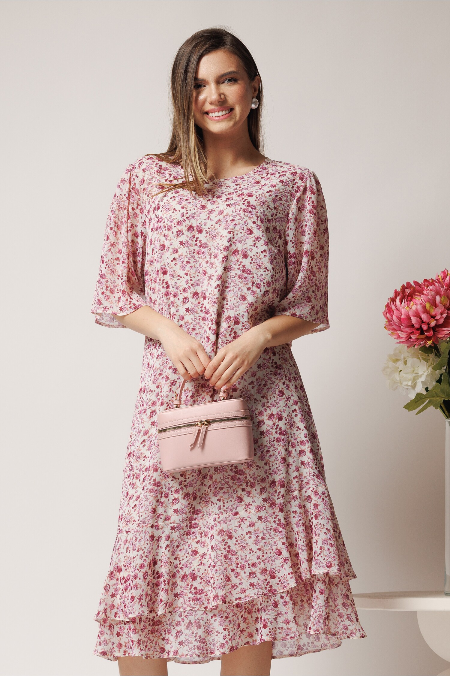rochie-vaporoasa-din-voal-ivory-cu-flori-magenta-1368191-1106399-4